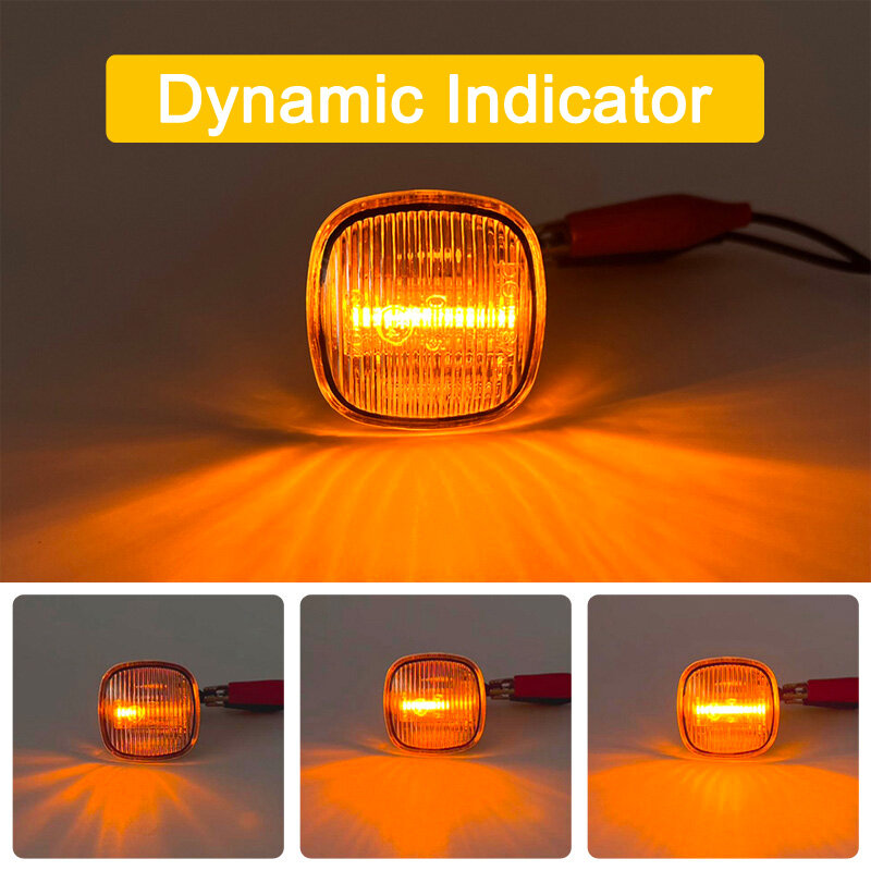 Gruppo lampada indicatore laterale dinamico a LED con lente trasparente per Skoda Fabia Octavia Superb Roomster indicatore di direzione sequenziale a sollevamento rapido