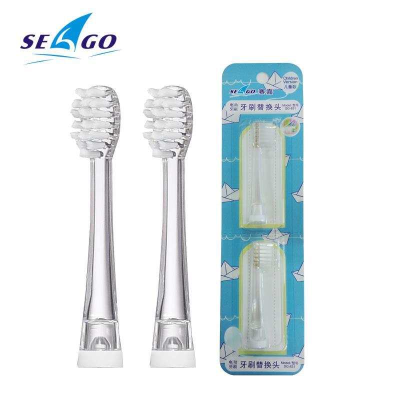 Testine per spazzolino da denti per bambini YCSG-831/832 per spazzolino elettrico sonico EK6/513 testina di ricambio per bambini Ultral Soft 2 pezzi/4 pezzi