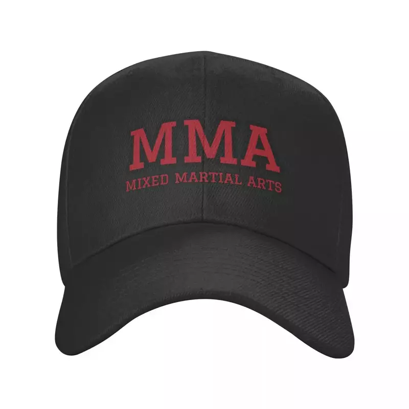 Mma หมวกเบสบอลหมวกวินเทจสำหรับผู้ชายผู้หญิงหมวกด้านหลังแบบสแนปบี้ออกข้างนอกชายหาด