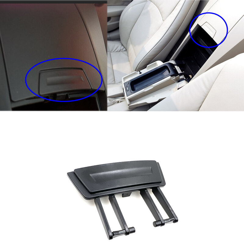 ESIRSUN Rear Center Console Tray Storage Box Switch Handle Fit For BMW Z4 E85 ,51466978107  51467043802