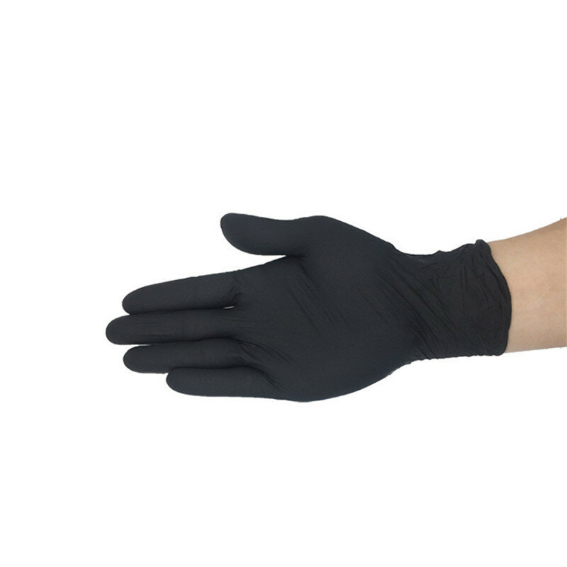 Hair Gloves Hair Shampoo Hair Coloring Antiskid Gloves Repeated Use of Gloves Salon Tools Black Latex with Particles Gloves
