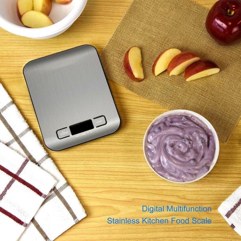 Acciaio inossidabile 5000g/1g 5kg dieta alimentare bilancia da cucina elettronica postale bilancia digitale bilancia di misurazione
