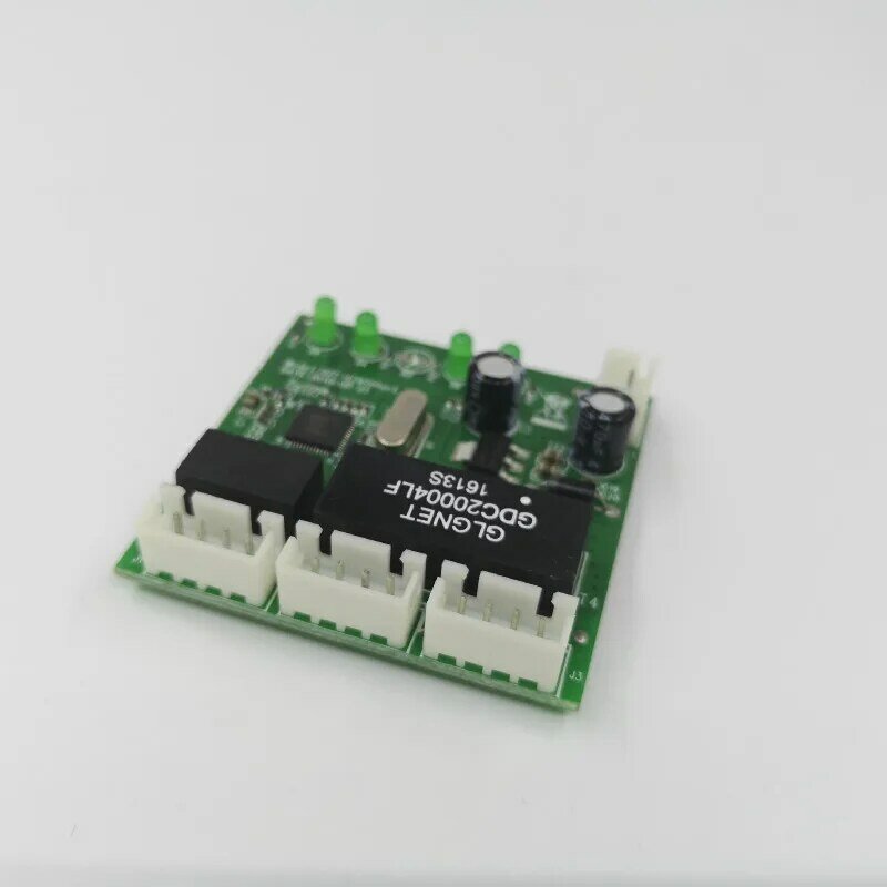 Mini Módulo de diseño de placa de circuito de interruptor ethernet para Módulo de interruptor ethernet 10/100mbps 3/4/5/8 Puerto PCBA placa base OEM