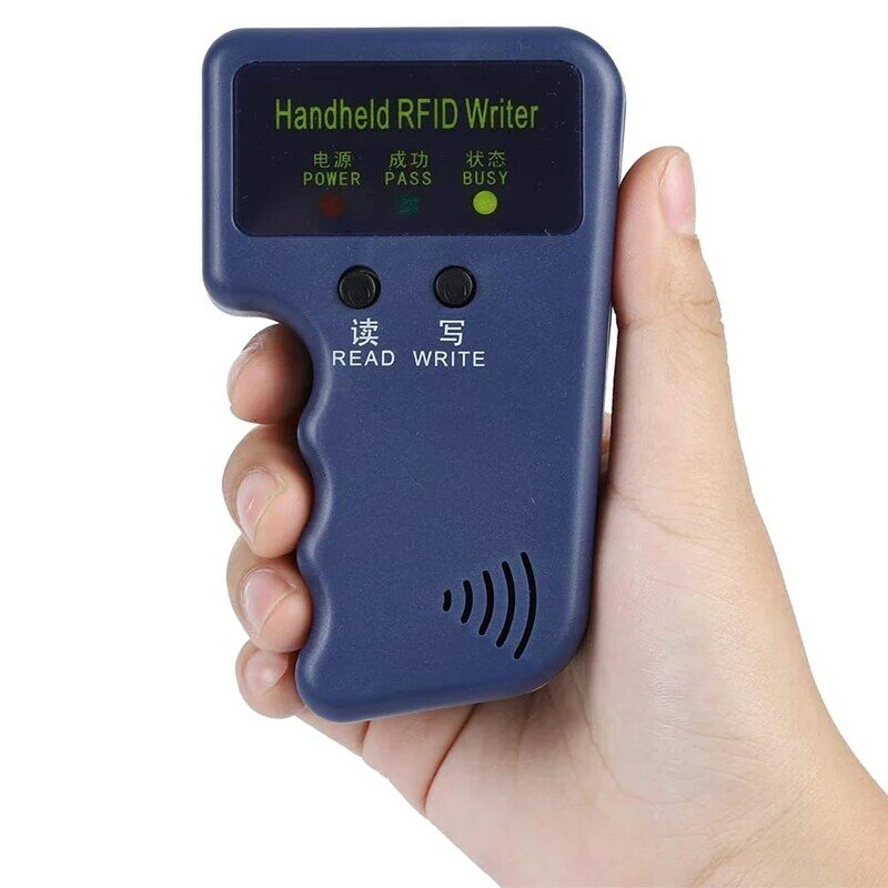 مبرمج ناسخة Em4100 t5577 لتحديد الهوية بتردد الراديو لأمن الوطن ، محمول باليد ، 125 كيلو هرتز ، مبرمج ناسخة لبطاقة الهوية