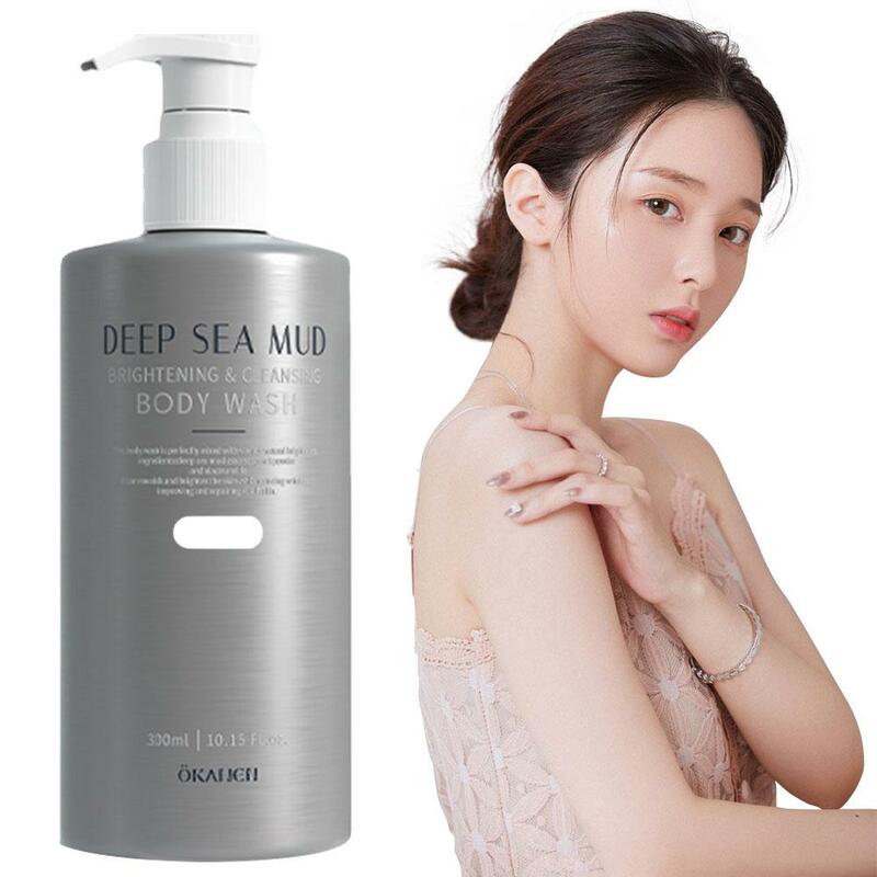 D343 Deep Sea Mud Volcanic Body Wash, Blanchissant, Exexpecant, Hydratant, Nettoyant, Acné, Fille, 300ml