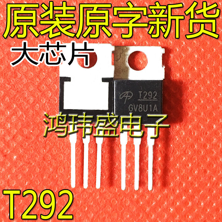 Transistor original T292 AOT292L 100V 70A MOS TO-220, nuevo, 20 piezas