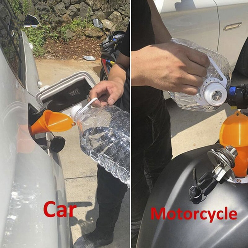 Ogólne motocykl samochód długie usta lejek plastikowy olej do tankowania płyn wylewka Diesel narzędzie do napełniania pojazd silnikowy Accessaries