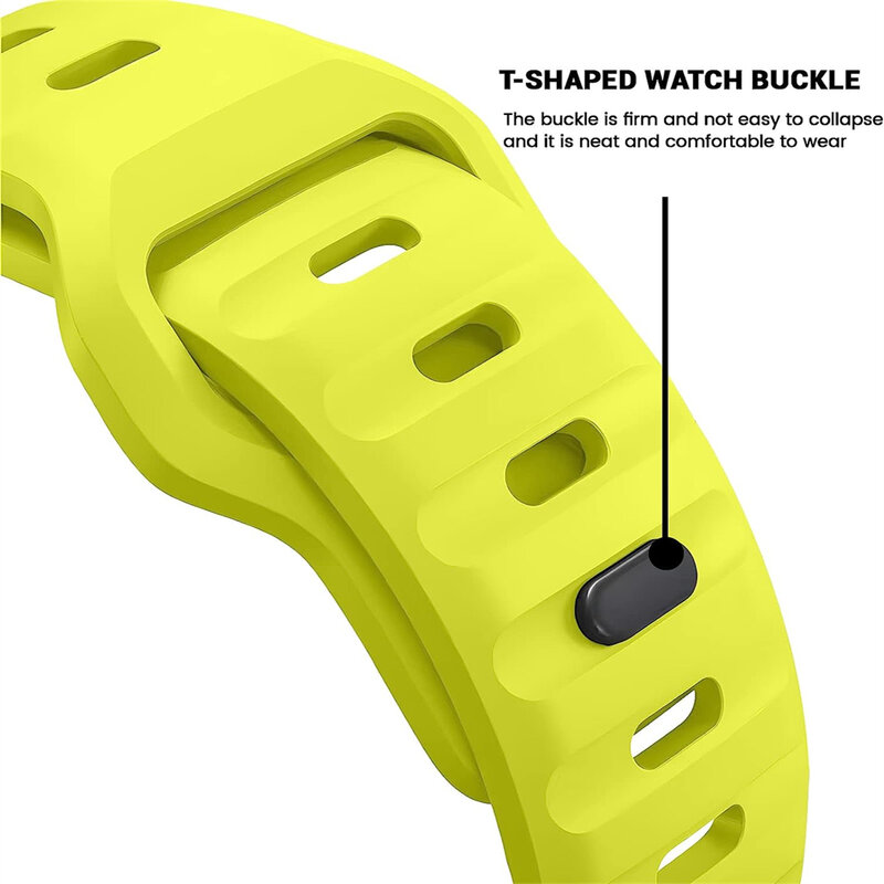 Ремешок для Apple Watch Band 49 мм 44 мм 45 мм 41 мм 40 мм 42 мм 38 мм, мягкий силиконовый спортивный браслет iwatch Serise 8 7 SE 6 5 9 Ultra 49 мм