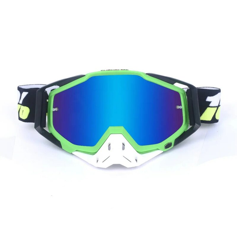 PITSCOTTFOX100 kacamata pria OffRoad, lensa mata tahan angin untuk motor KTM Kawasaki, berkendara sepeda motor MTB Motocross ATV ski