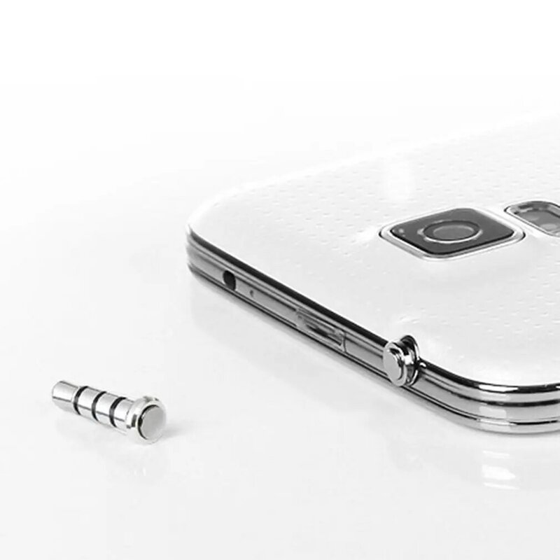 Botón de auriculares de 3,5mm, llave inteligente para teléfono inteligente, enchufe a prueba de polvo para teléfono inteligente Android, Conector de auriculares de 3,5mm