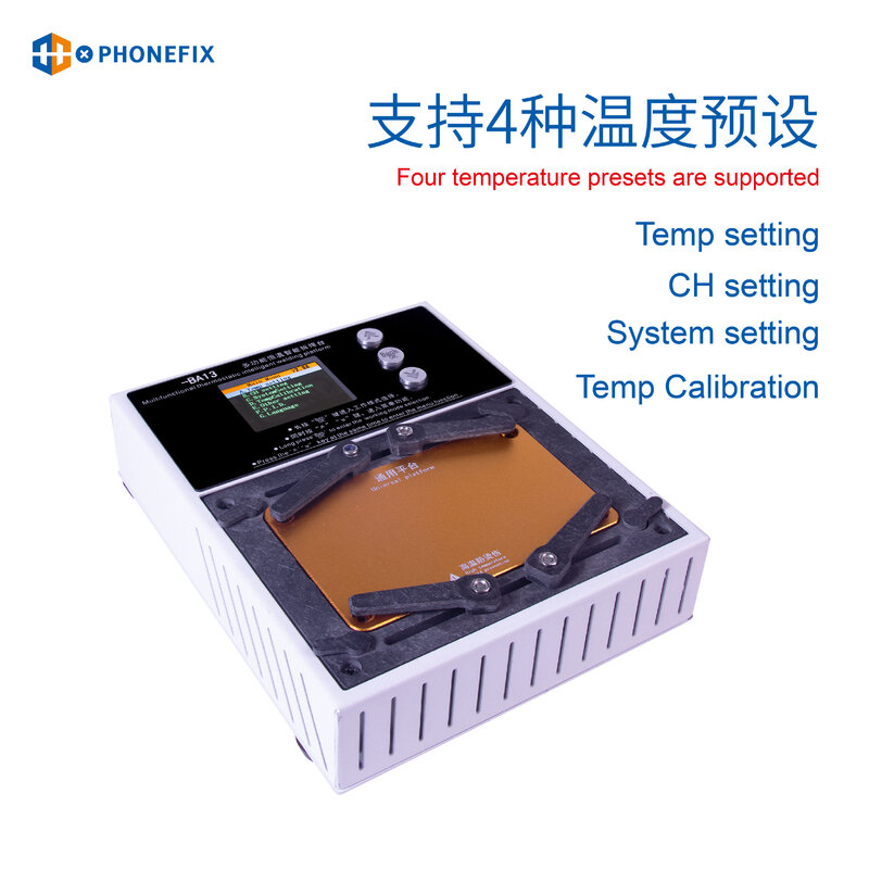 PHONEFIX L2024 интеллектуальная станция для распайки преднагрева для iPhone Φ Pro Max CPU IC Screen Face ID BGA Stencil ремонтные инструменты