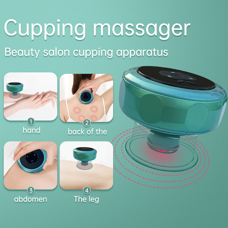 customized Smart Massage Glass Therapy Cupping Hijama Cups Sets / Chinese Vacuum Cupping Machine / Electric Cupping