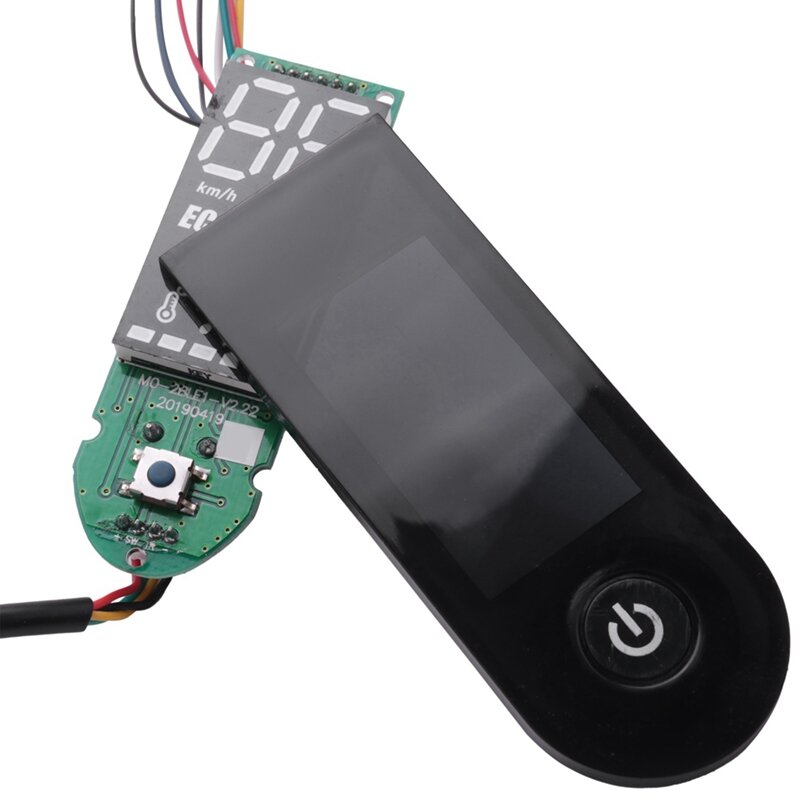 2X Elektrische Scooter Scooter Dashboard Met Screen Cover Schakelaar Bluetooth Printplaat Voor Xiaomi M365 Pro