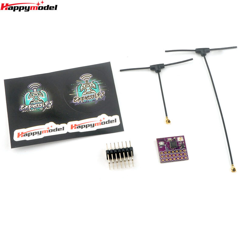 Happymodel ExpressLRS ELRS EPW6 TCXO 2.4GHz 6CH PWM Signal Receiver EPW5 Upgraded Suitable for FPV RC Fixed-wing Airplane