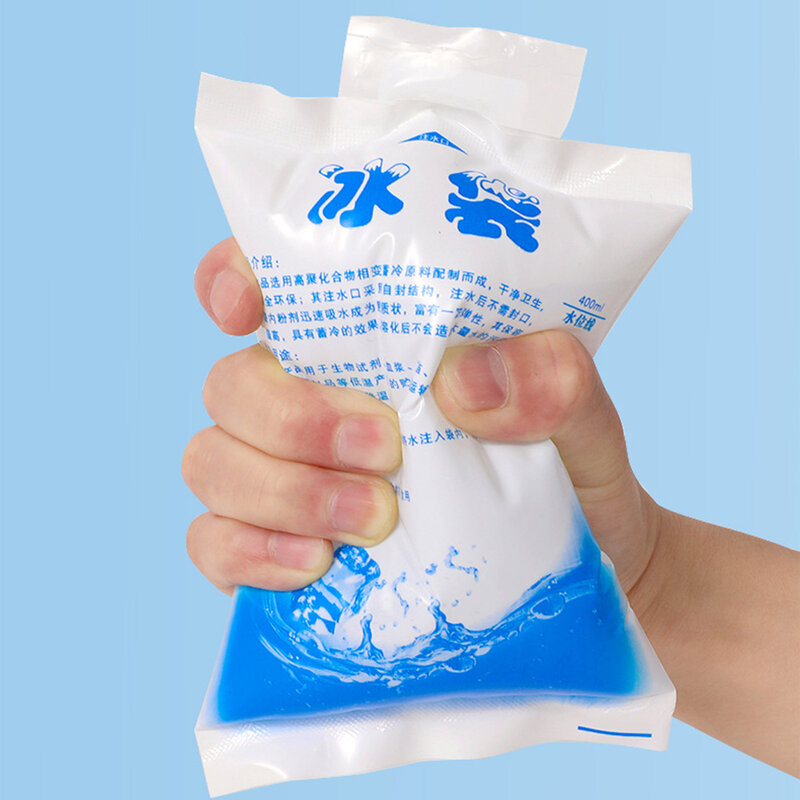 Packs de glace à compresse froide épaissie, sachets de glace compacts pour le bureau, l'école, le camping en plein air, la nourriture, garder au frais