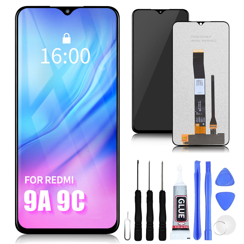 6.53 For Xiaomi Redmi 9A 10A Display LCD M2006C3LG Touch Screen Digitizer Assembly For Redmi 9C LCD M2006C3MG Replacement Parts