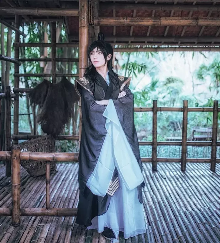 Anime arcymistrz demonicznej uprawy Nie HuaiSang przebranie na karnawał MO DAO ZU SHI chiński kostium New Arrival pełny zestaw