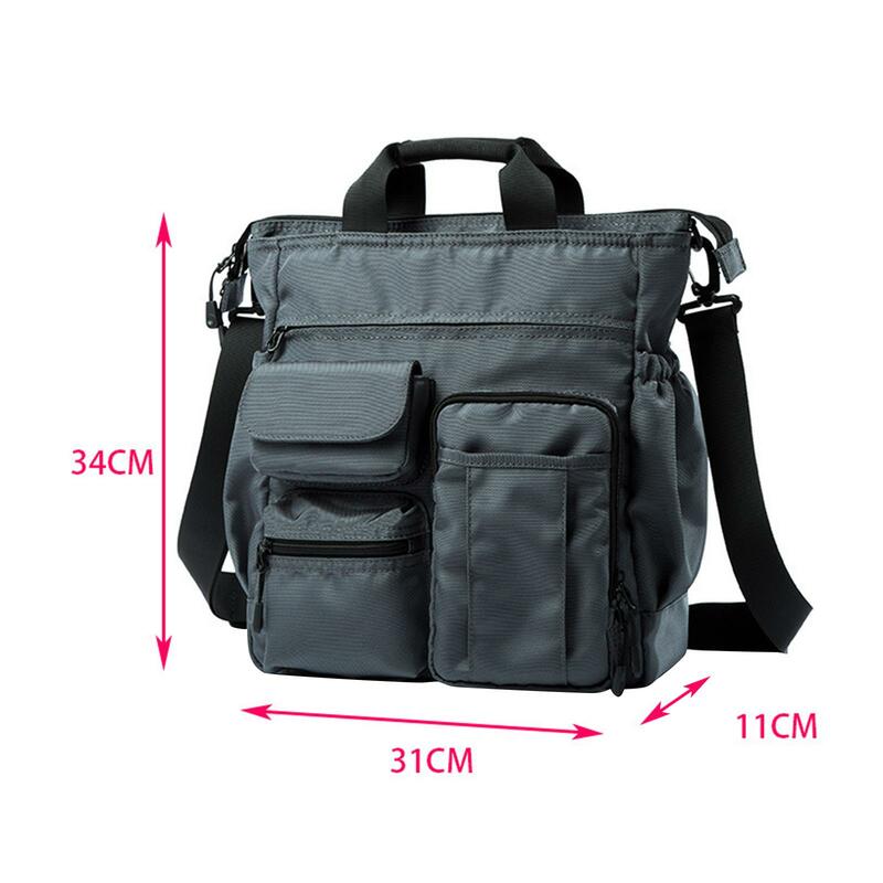 Men Briefcase Practical Laptop Business Bag with Handle Crossbody Handbag Shoulder Bag for Boyfriend Dad Husband Work Office