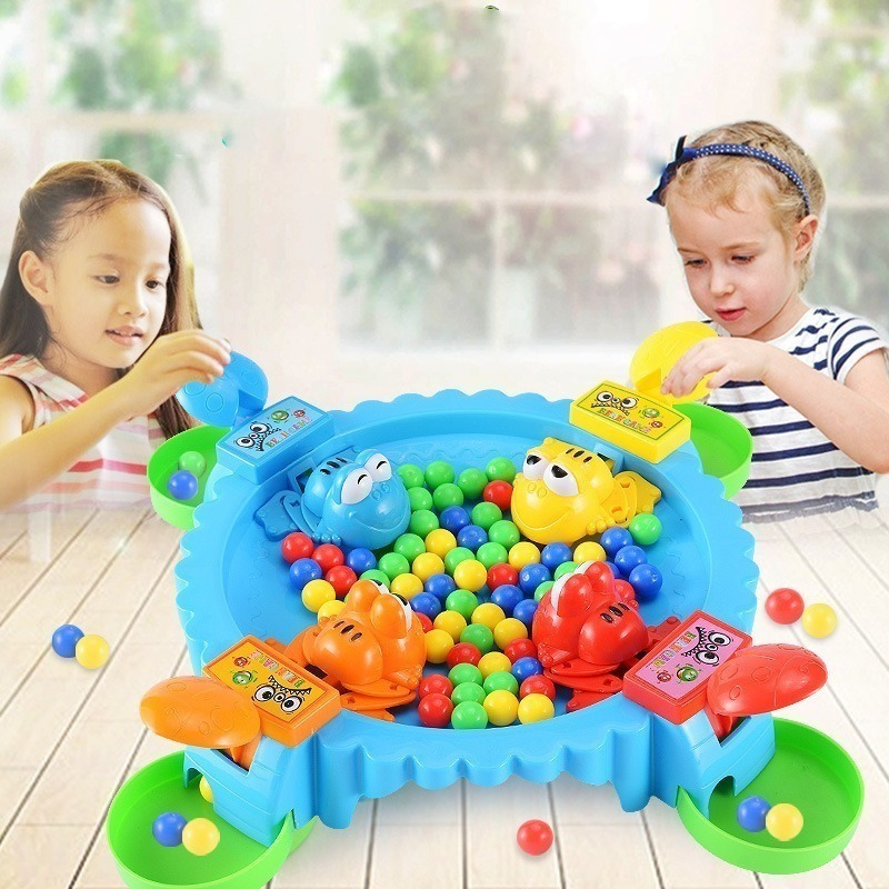Lustige Hungrig Frosch Essen Bohnen Strategie Spiel für Kinder und Erwachsene Familie Sammlung Interaktive Brettspiel Stress Relief Spielzeug