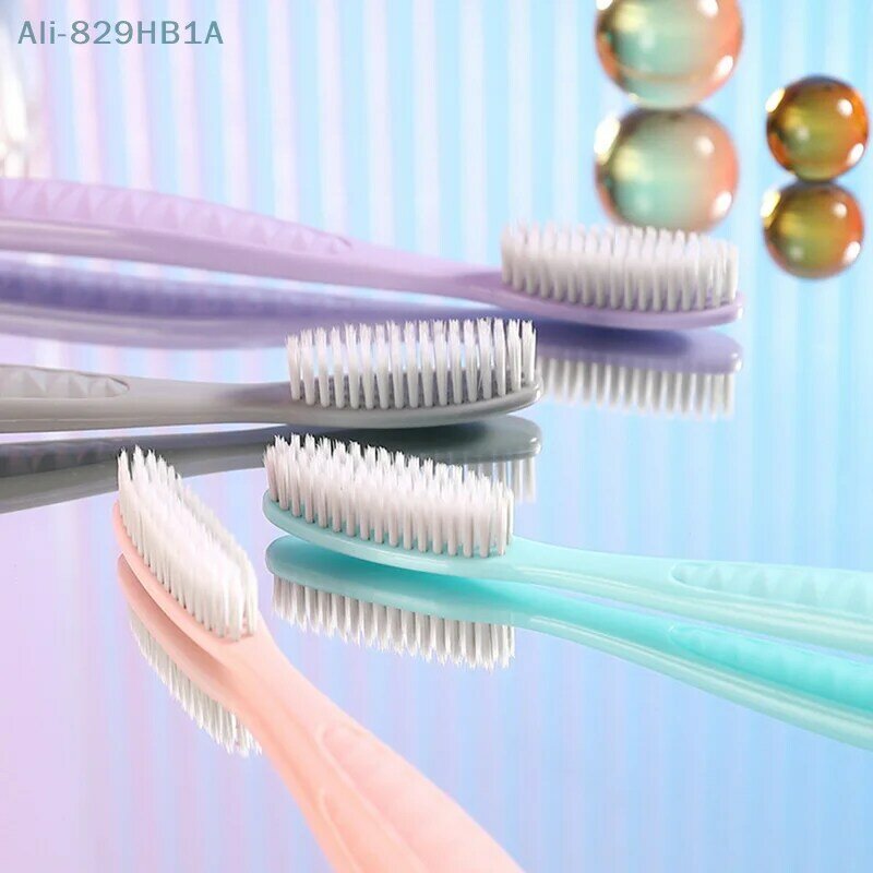 1PC Super Long Toothbrush Soft Fur Large Brush Head Adult Toothbrush Manual Toothbrush Firm Toothbrush