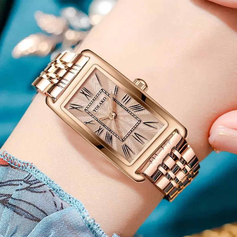 2024 New Luxury Women Watch Stainless Steel Strap Casual Fashion Quartz Watch Relojes Para Mujer Ladies Wristwatch Dropshipping