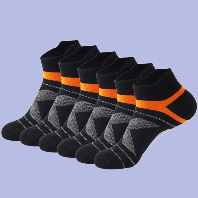 5 par skarpety sportowe męskie letnie bawełniane skarpetki na zewnątrz krótkie oddychające czarne skarpetki Fitness skarpety sportowe