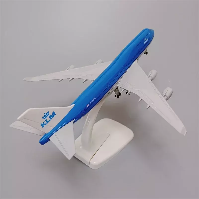 20cm Alloy Metal AIR Netherlands KLM Airlines Boeing 747 B747 Airplane Model Airways Plane Model W Wheel Landing Gears Aircraft