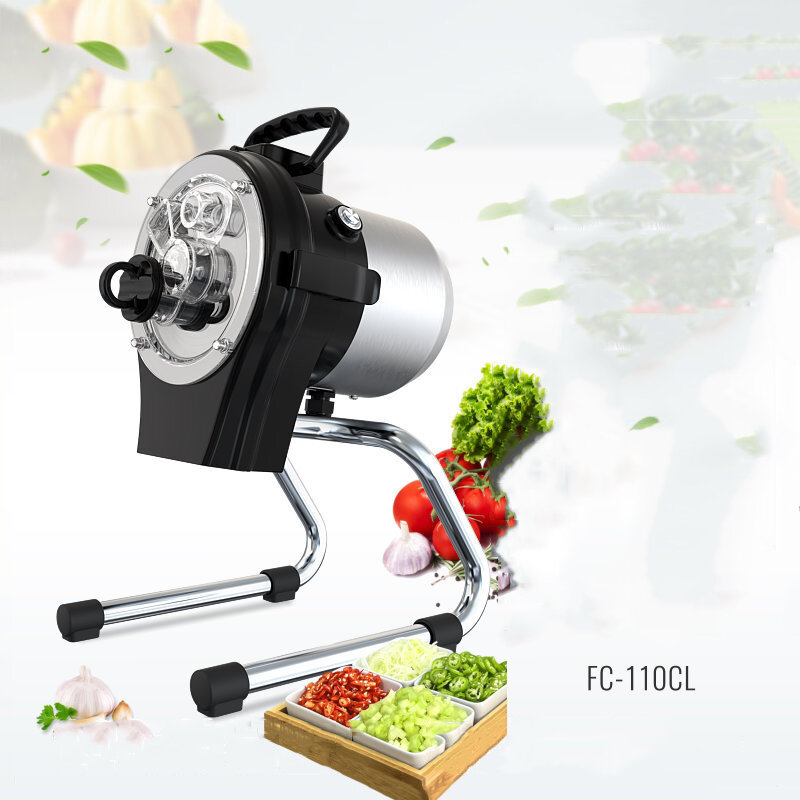 Máquina cortadora multifunción ajustable de aluminio para frutas y verduras, cuchilla para cortar alimentos, Manual y comercial para el hogar