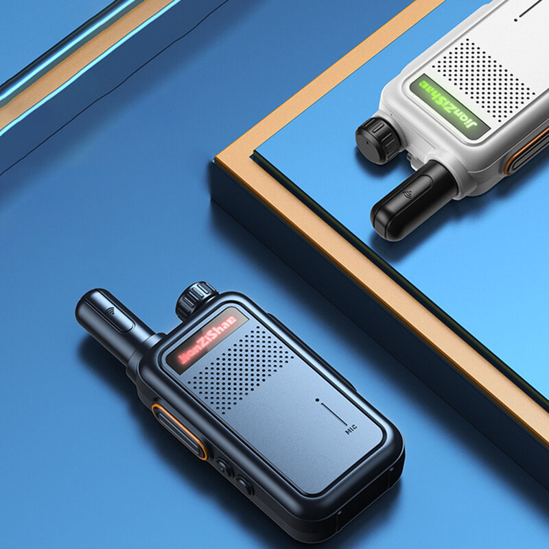 Mini walkie-talkie inalámbrico pequeño para exteriores, micro intercomunicador de mano para catering, escuela, hotel, KTV, bar, 4 piezas