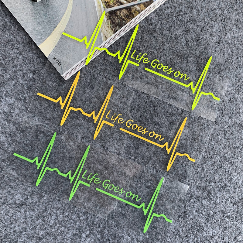 Heart Beat Trackpad Life go On Refletor Moto Stickers accessori Moto decalcomanie per Honda PCX125 X ADV 750 adv 350 Hornet