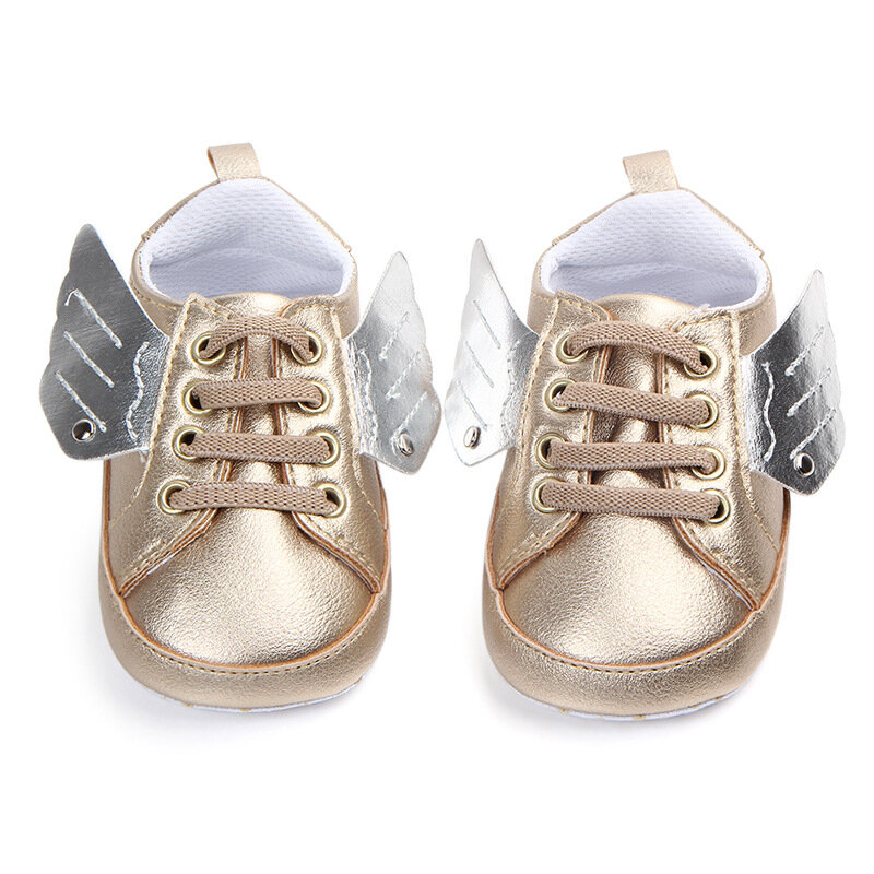 天使の翼-赤ちゃん、幼児の靴のクラシックなウォーキングシューズ4色