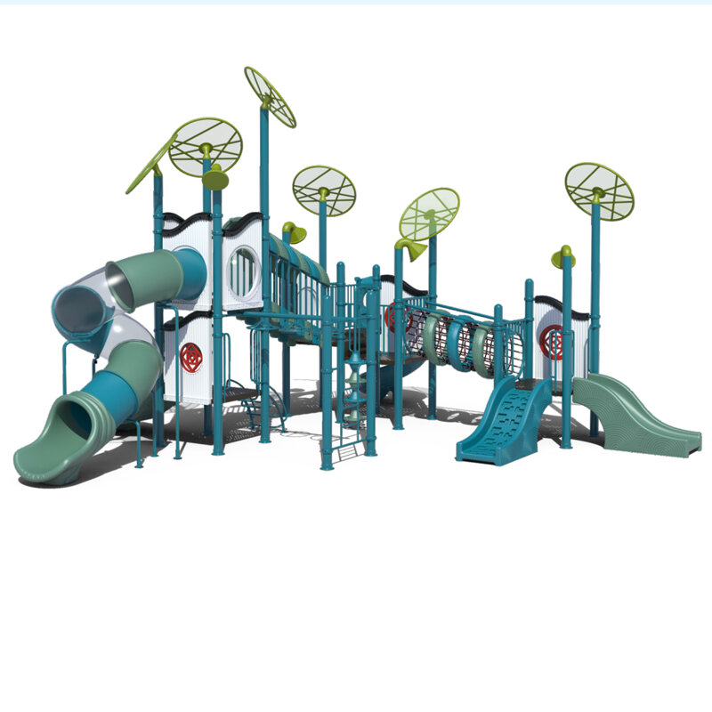 Ensemble de balançoire de tube de jardin de jungle en plein air, jouets de parc, salle de sport, carnaval, maison de jeu pour enfants, toboggan en plastique