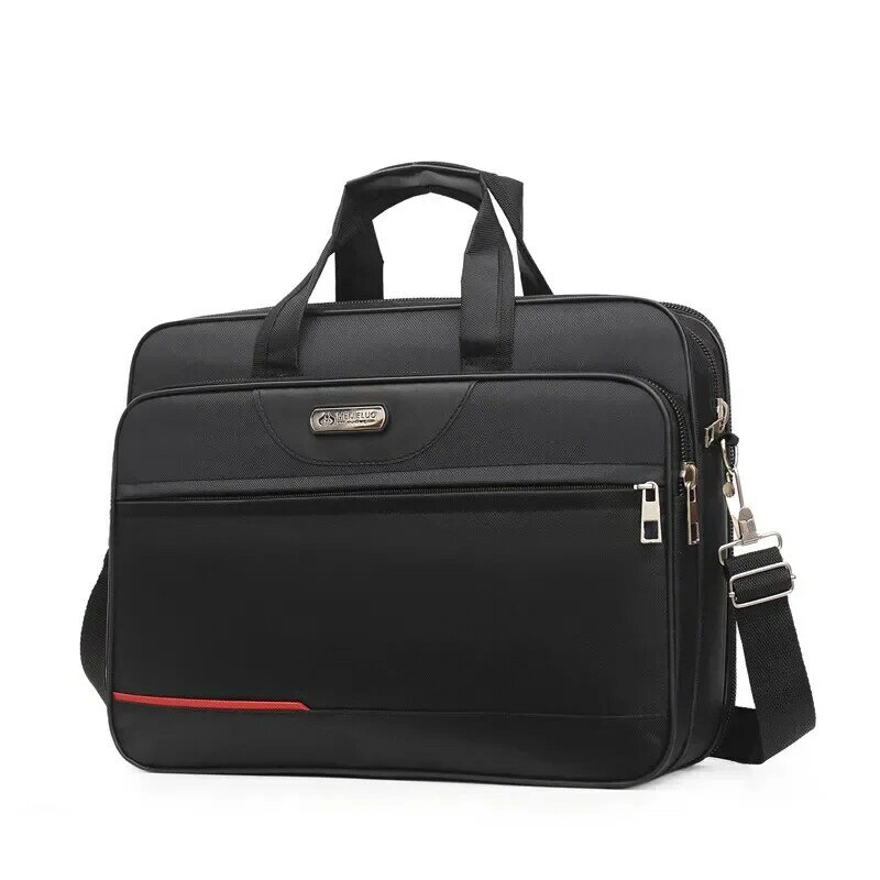 Tas koper bisnis pria, tas penyimpanan dokumen perjalanan akhir pekan, tas tangan pelindung Laptop, bahan mengatur, aksesoris item