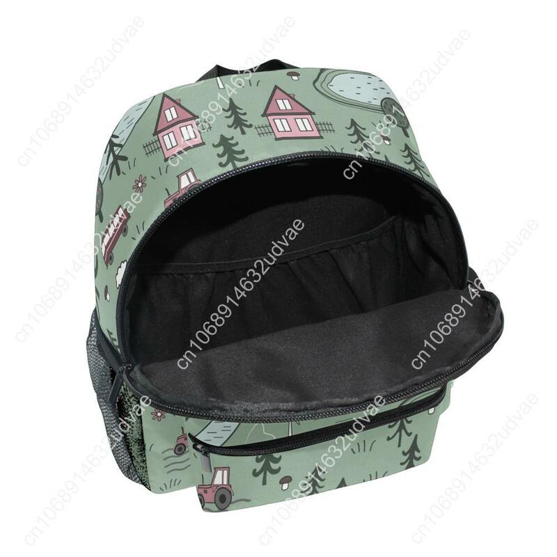 Tas punggung sekolah motif kartun untuk anak, tas ransel anak-anak, tas punggung anak-anak, tas gambar kartun baru, tas anak laki-laki dan perempuan usia 3-8Y