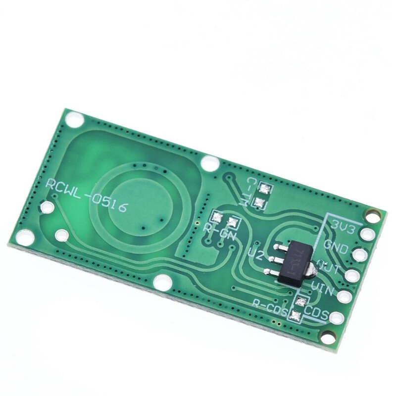 Módulo de interruptor de inducción de radar de microondas de RCWL-0516, módulo de inducción de cuerpo humano, detector de inducción inteligente
