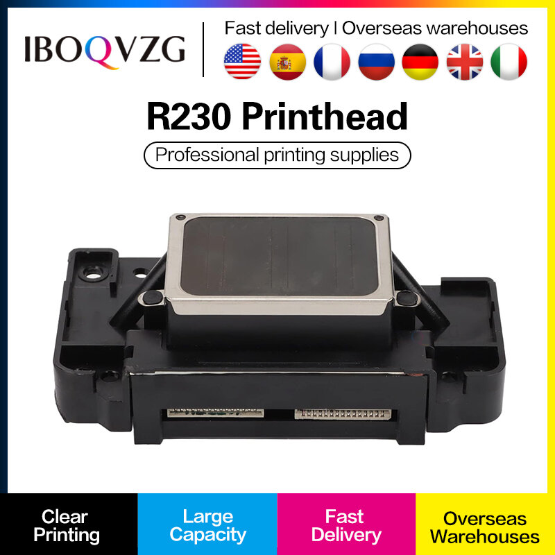 Печатающая головка R230 для принтера Epson F166000 R220 R350 R200 R320 R300 R210 R310 R340 F151000 F151010