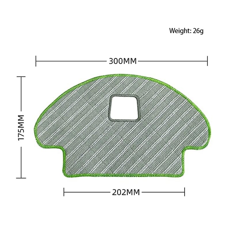 Suitable For Irobot Roomba Combo113 Sweeping Machine Rag Parts 8 Pieces Of Equipment With Mop Pad Rag