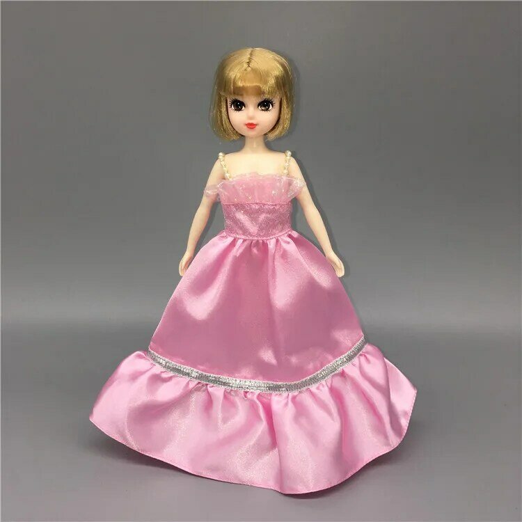 Bardzo piękne nowe ciuchy ładna sukienka akcesoria dla lalek dla lalki Licca
