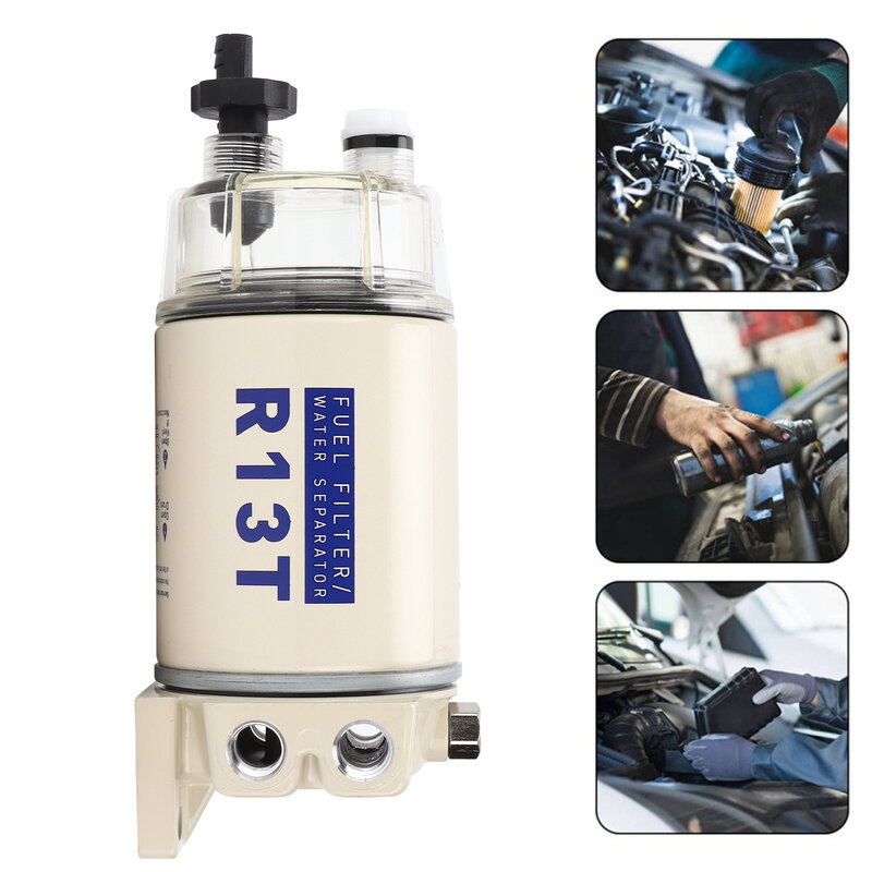 Filter bahan bakar pemisah air 20GPH tingkat aliran SN901330 untuk mesin Diesel kecil tempel
