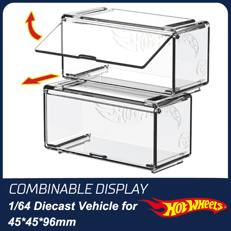 1/64 Diecast Model Car Display Box 1PCS Storage Box High-grade with Fasteners Be connected for Hot Wheels MiniGT (Without Car)