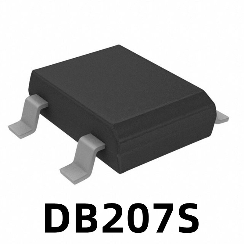 1 шт. DB207S мостовой стек SOP-4, плиточный мостовой стек 2A1000V, выпрямительный мост