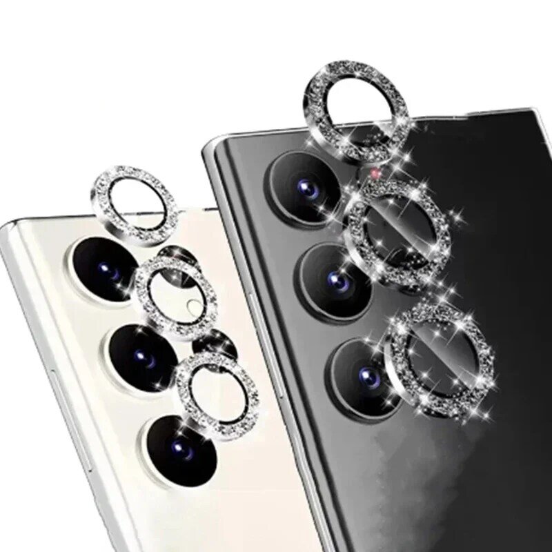 Алмазное Защитное стекло для объектива Samsung Galaxy A54 A34, металлический чехол с кольцом для объектива камеры Samsung A 34 A14 A24 A 54, крышка для объектива