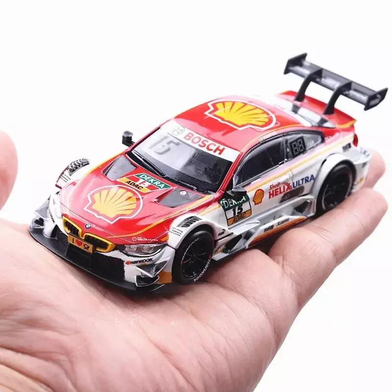 1:43 BMW M4 Racing Car High Simulation Diecast Car Metal Alloy Model Car gift collection decorative toy