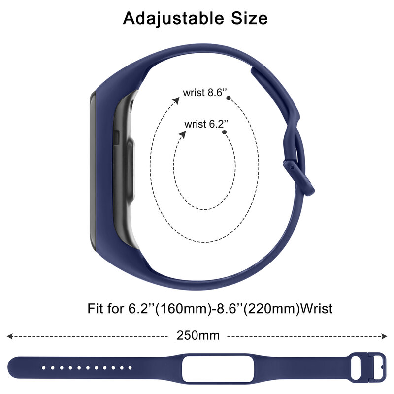 Ремешок силиконовый для Samsung Galaxy Fit 2, браслет для Samsung Galaxy Fit 2, 4 шт./3 шт./2 шт.