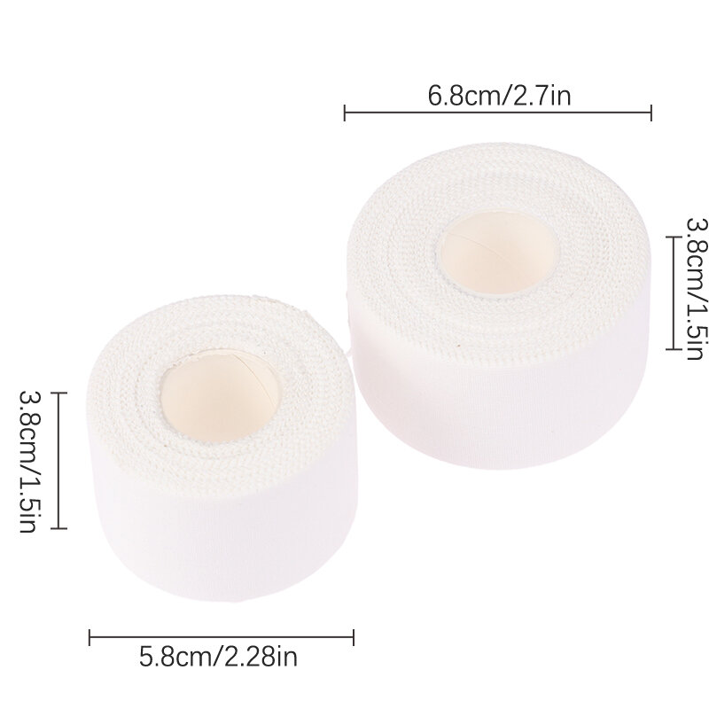 13.7 Meters Sport Athletic Waterproof Cotton White Boxing Adhesive Tape Strain Injury Support Sport Binding Bandage