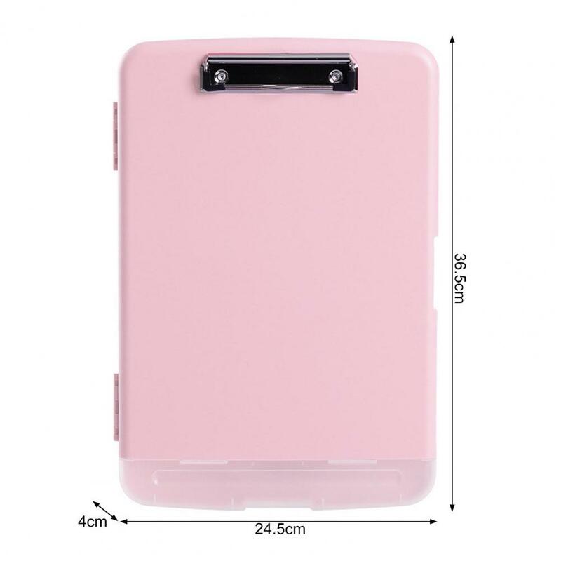 A4 Clipboard with Storage Clipboard Side Opening with Pen Holder Non-slip And Binder Clip Board Folders for documents
