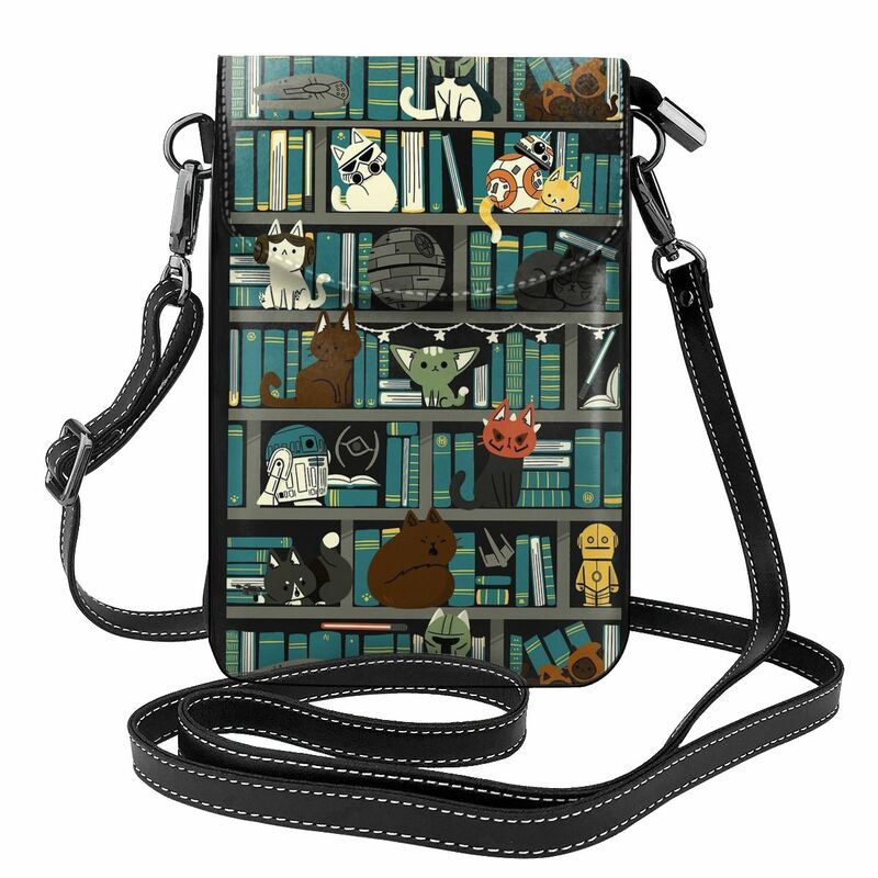 Animali biblioteca Pirnt borsa a tracolla amanti del libro in pelle estetica Streetwear borse da donna borsa sfusa femminile