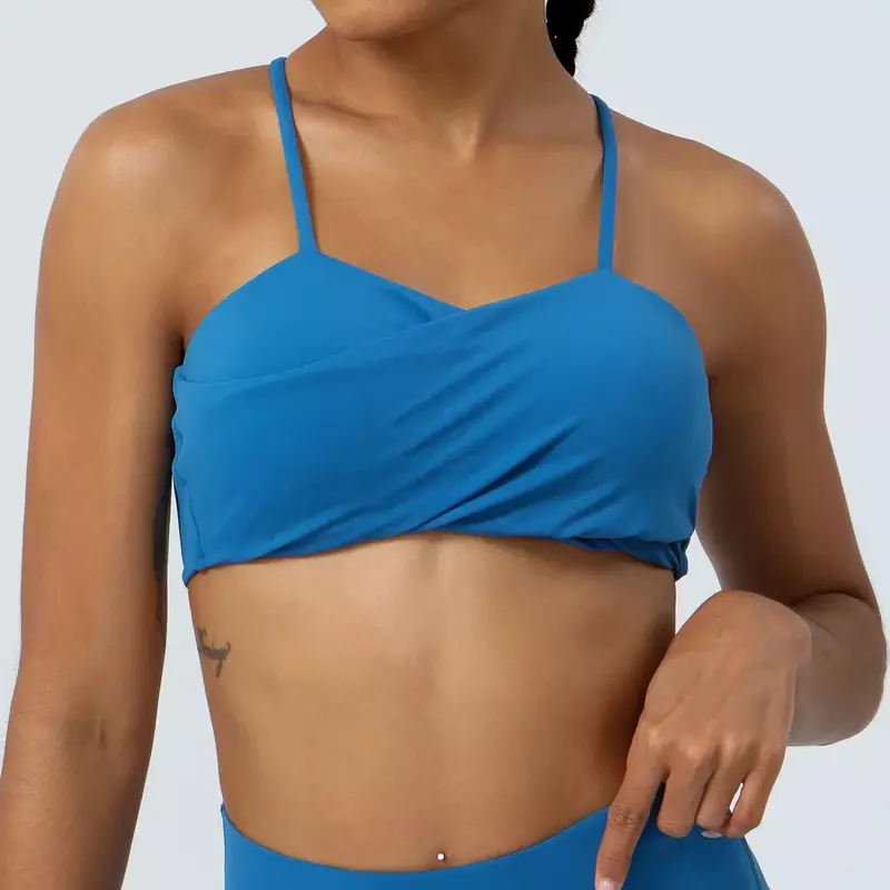 22 Новый женский спортивный бюстгальтер с узкой спинкой + облегающие брюки-клеш для танцев телесного цвета с широкими штанинами и высокой талией, брюки для йоги.