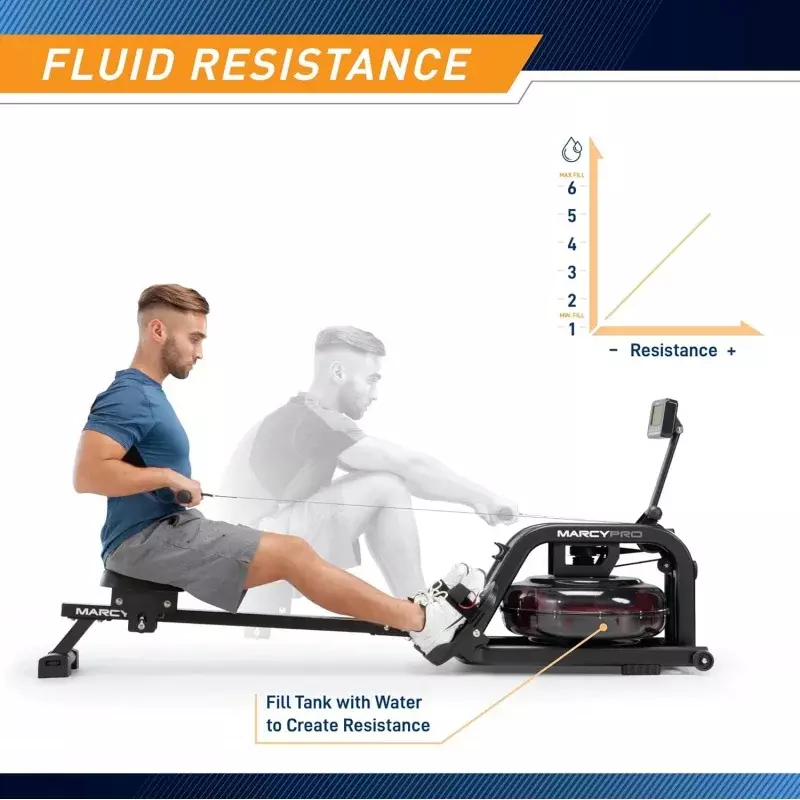 Marcy Water-Resistance Remo Machine, treinamento Cardio, sistema pessoal Home Gym