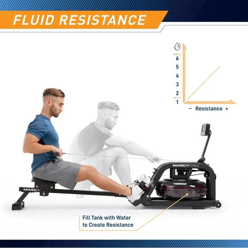 Marcy 방수 조정 기계, 심장 훈련, 개인 가정 체육관 시스템
